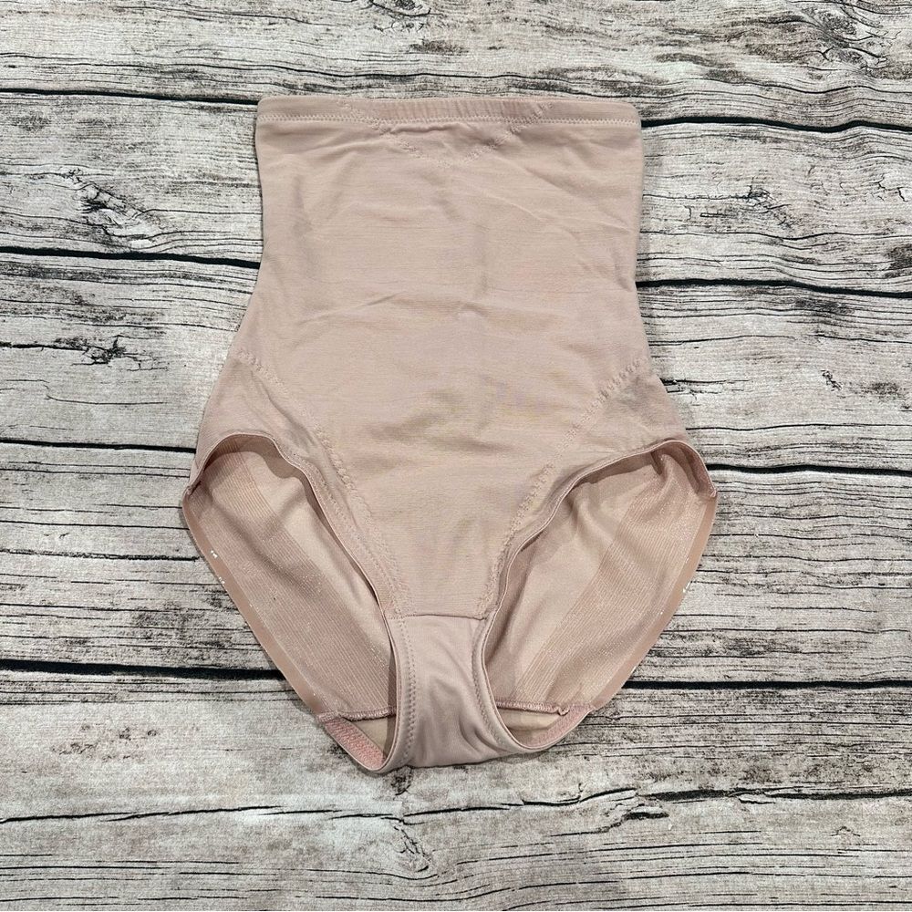Miraclesuit High Waist Shapewear Briefs in Beige Size Medium